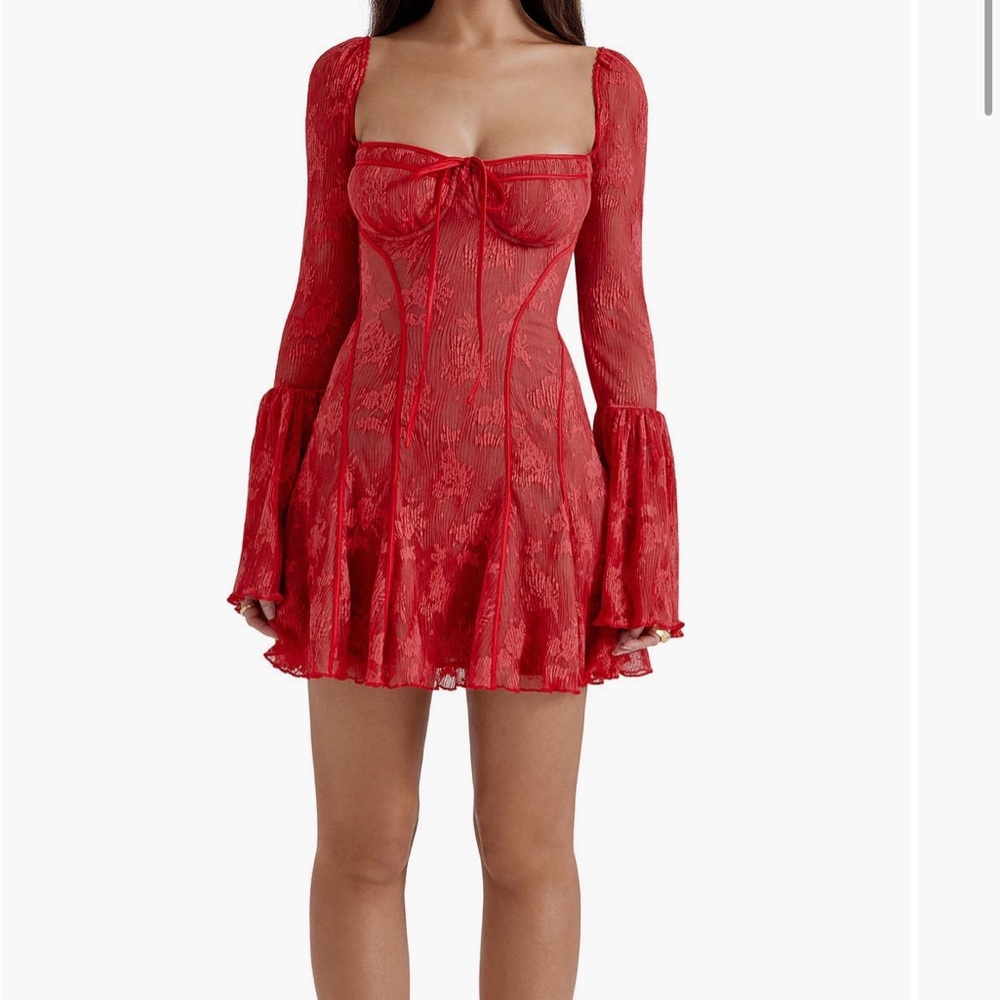 House of CB red minidress